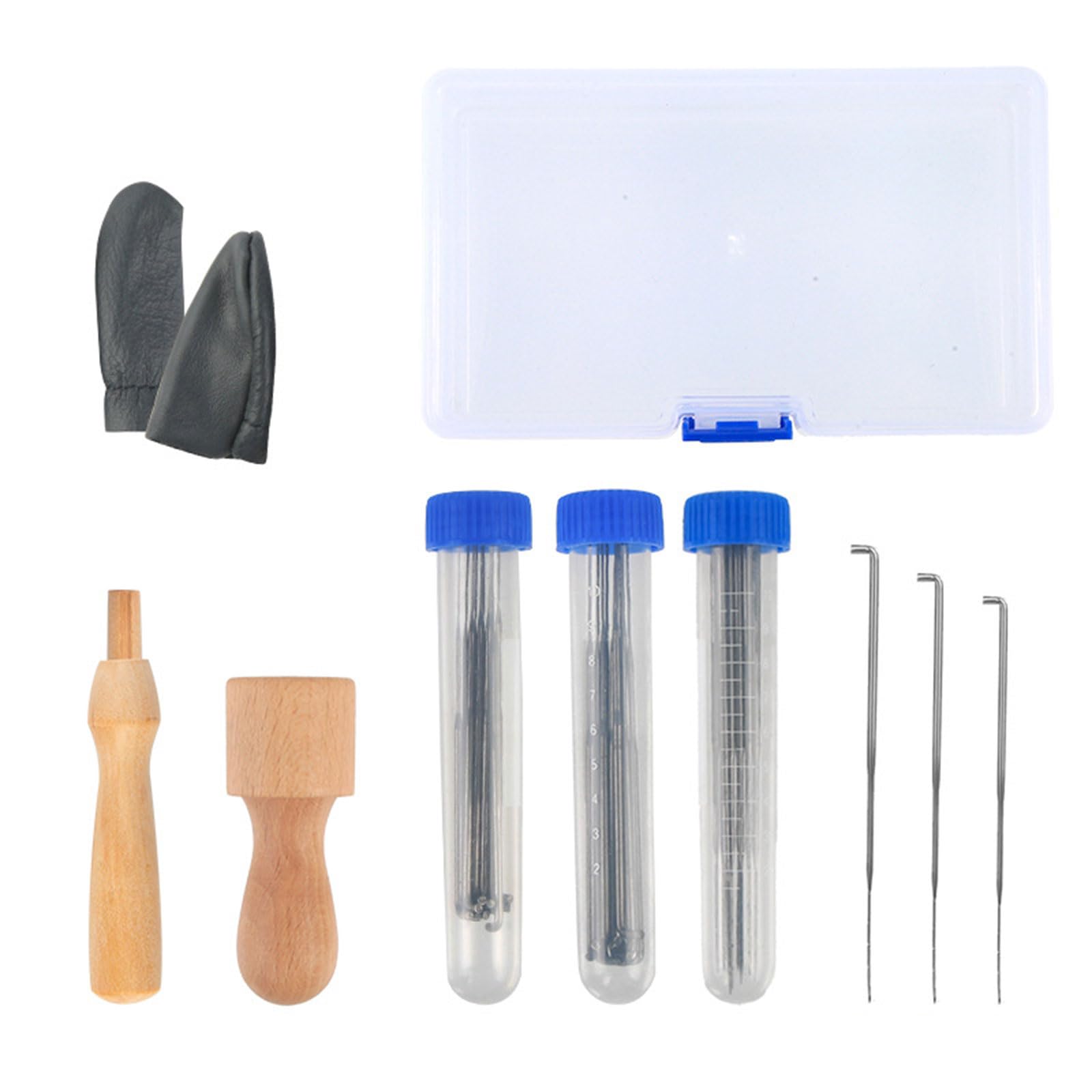 Hsioluted Hand Craft Tool Felt Dolls Kits Needling Felting Kits Tools Gifts Hand Tools Supplies PVC Coated Cotton Fabric