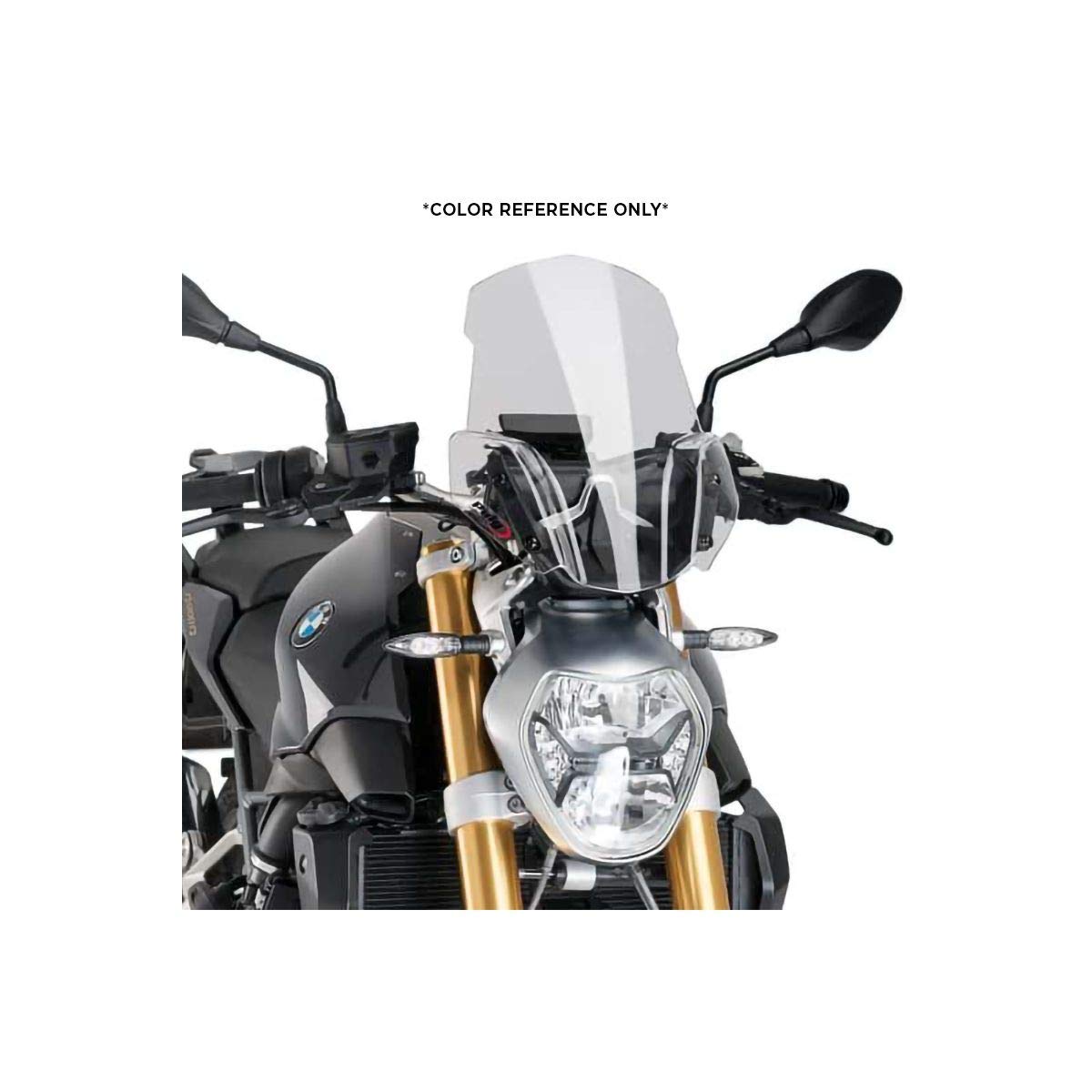 Puig7592W Windshield Naked New Generation Adjustable, Clear