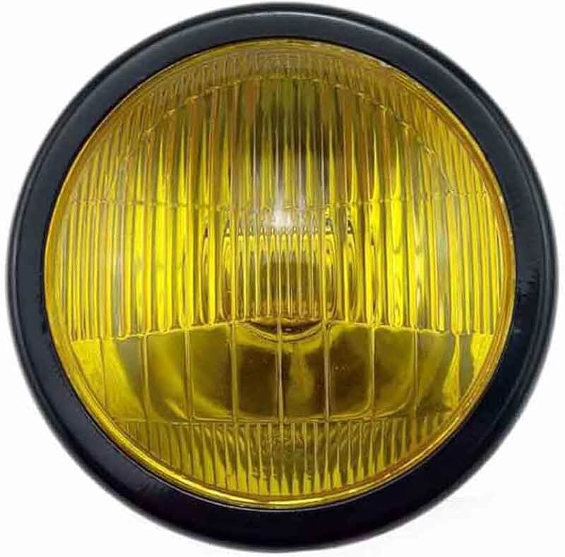 vintage motorcycle headlight