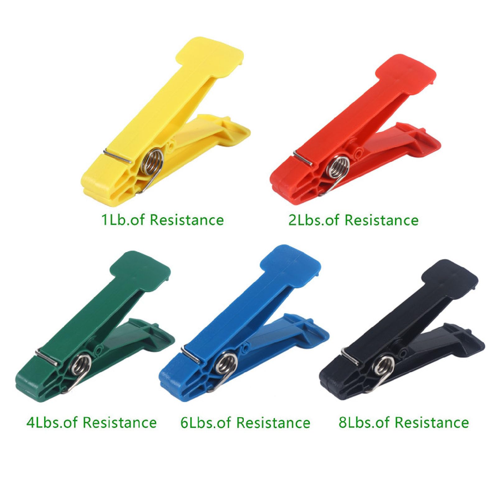 5 Pcs Graded Pinch Pin Exerciser, Finger Exerciser Strength Trainer Pinch Exerciser Thumb Exerciser Rehab Pinch Clips for Conditioning Grip Strength ?Trainer ?