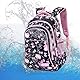 Neusky Schulrucksack Schulranzen Schultasche Sports Rucksack Freizeitrucksack Daypacks Backpack für Mädchen & Kinder Jugendliche mit der Großen Kapazität (Schmetterling Set)…