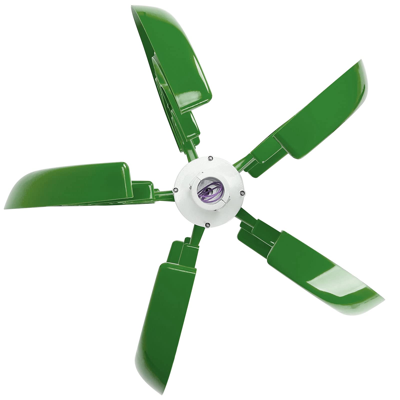 Bewinner Kit Turbina Eolica Ad Asse Verticale da 800 W 24 V, Generatore a Lanterna a 5 Pale con Avviamento a Basso per Barche, Cabine, Box/Cover Mobili, Terrazza (12V)
