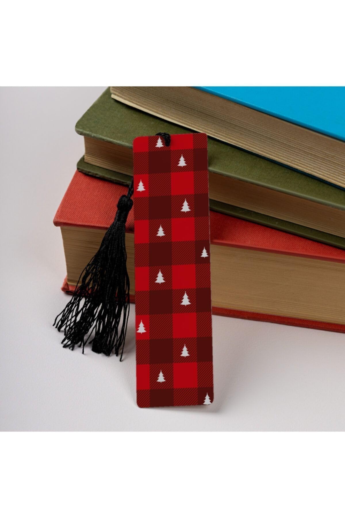 Hediyesepeti Yeni Yıl Konsept Tasarımlı Kitap Ayracı 13.5 cm x 4 cm Metal Malzeme