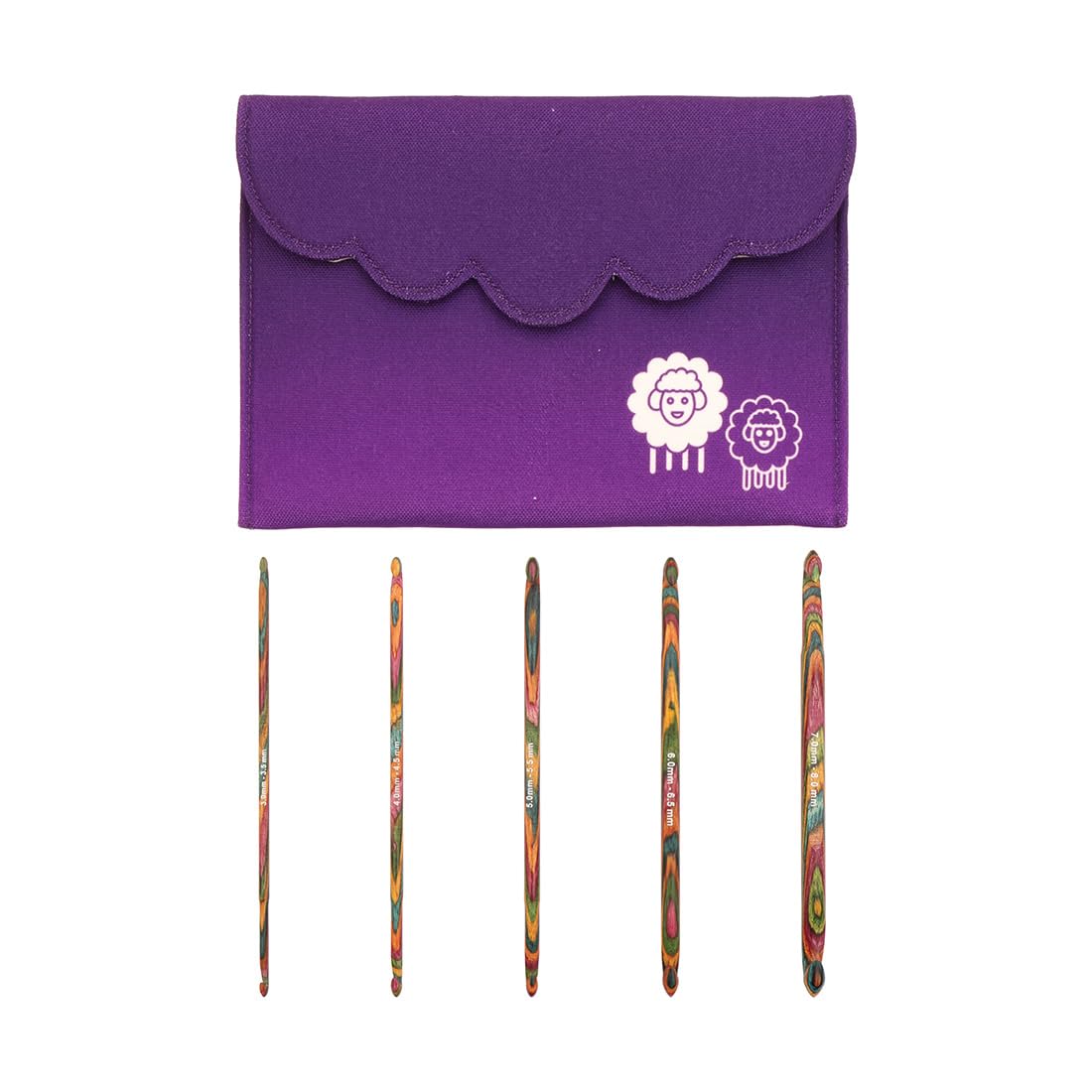 Amazon.com: KnitPro Symfonie Double-Ended Crochet Hook Set | 5