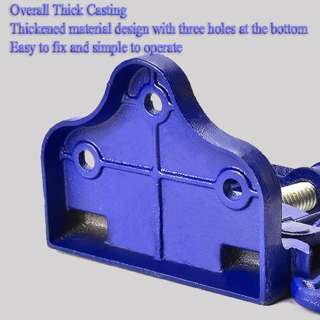 Heavy Duty Forged Yoke Vise With Tripod Stand, Cast Iron