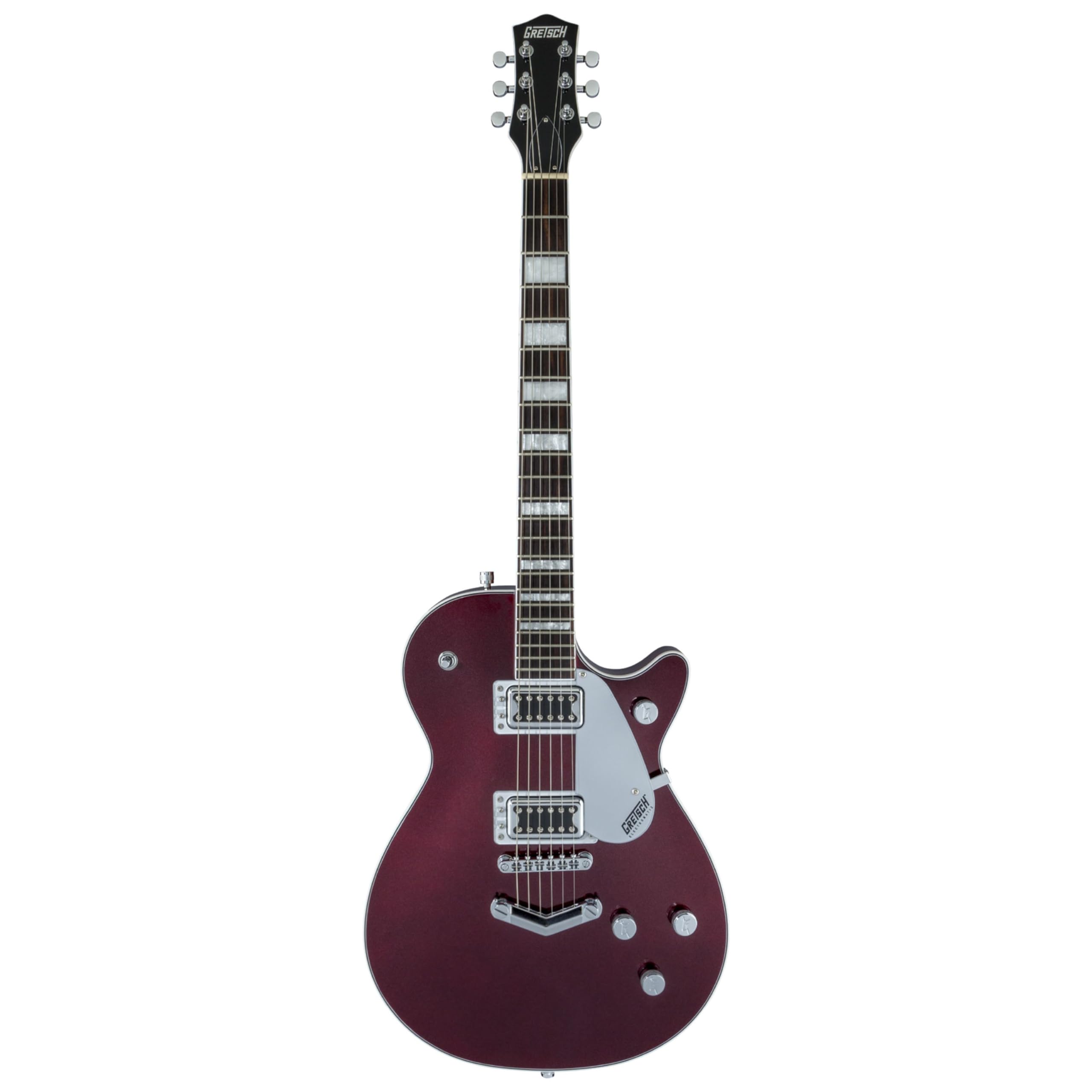GRETSCH Electromatic チェリーエレキギター Amazon.com: Gretsch G5220 Electromatic Jet BT - Dark Cherry