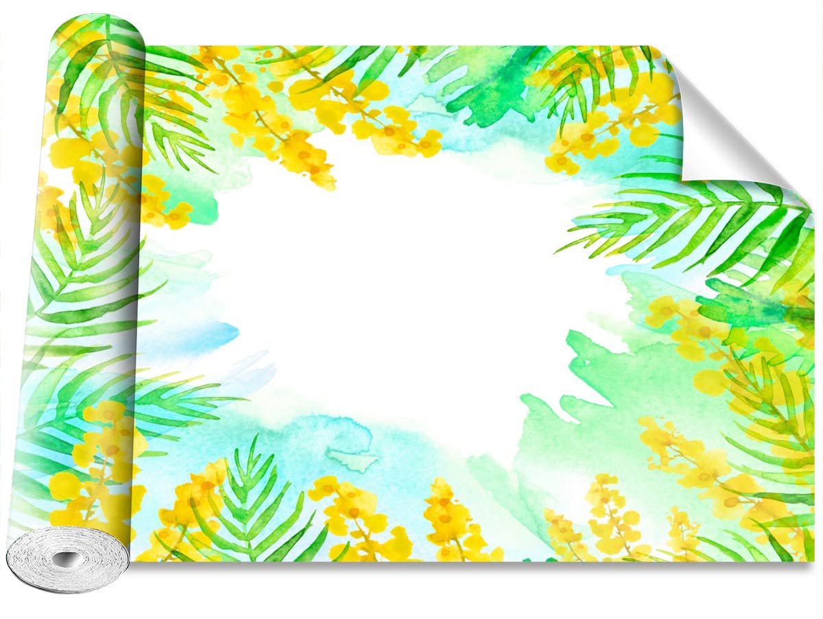 Stickers muraux fleurs de printemps 416x254cm pour déco murale maison Tulup