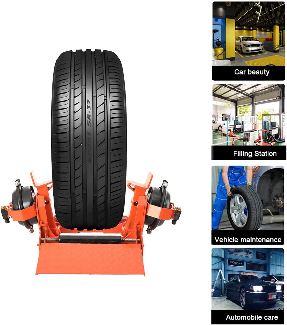 Tire Clamp Heavy Duty Dismounting Tire Changer Truck Tyre Changing, Manual Portable Pneumatic Tire Presser for Wheel Diameter 10R/11R/12R/13R/22.5/295R/315R22.5, 800-900-1000-11-12-13