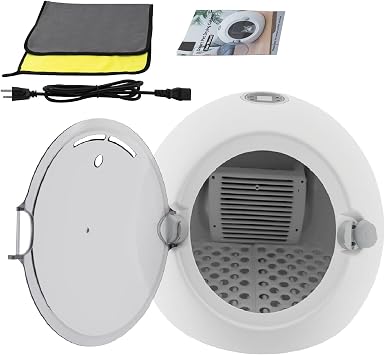 Automatic Pet Dryer Box 600W Portable Pet Drying Box for Small Dogs and Cats 16.53lbs Capacity Electric Puppy Drying Machine 45dB Ultra Quiet Pet Grooming Hair Dryer