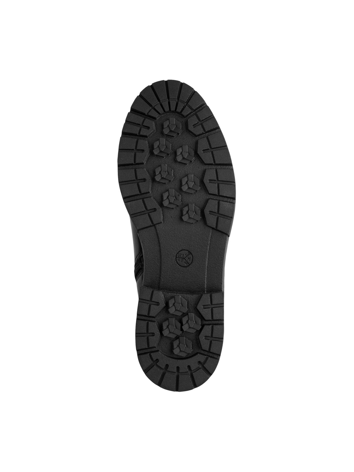 Jana bottines cuir femme à lacets avec fermeture éclair