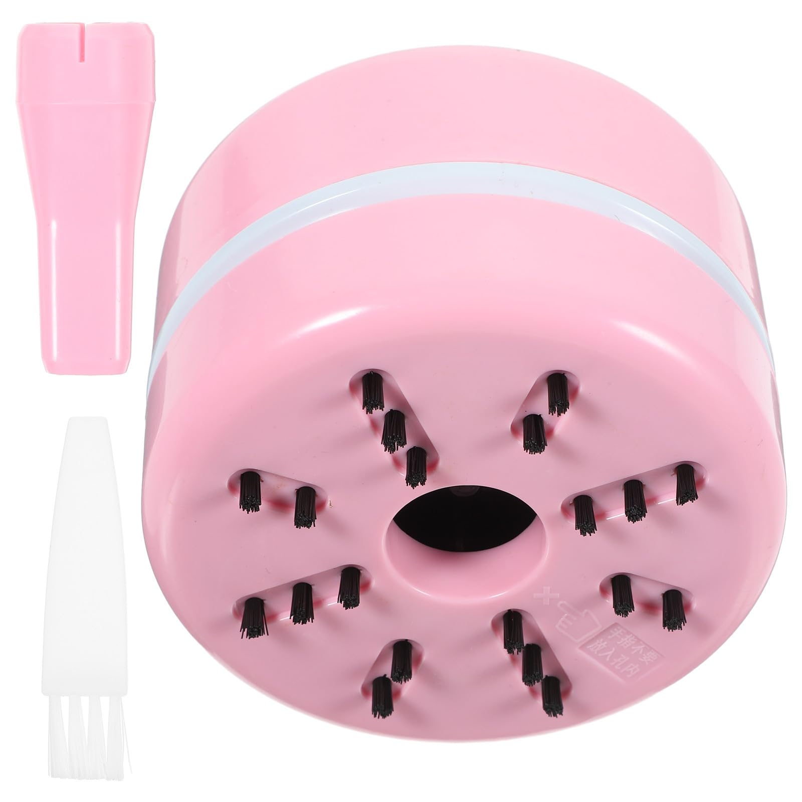 Recolector de gemas fácil de limpiar y usar con cable de carga usb para manualidades rosa