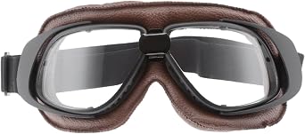 Motorcycle Goggles Vintage Anti Fog Pilot Glasses Dustproof ATV Off Road