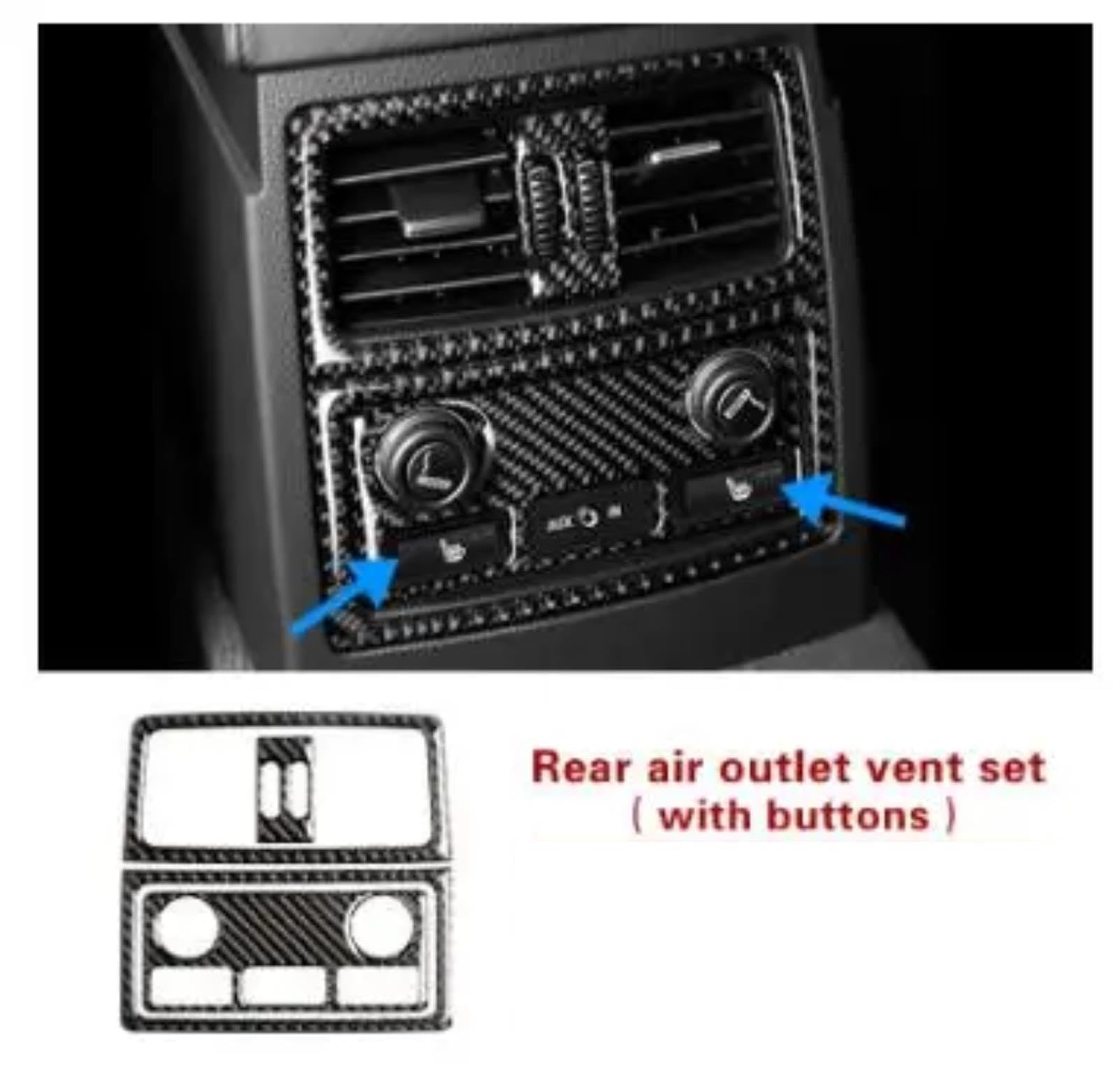 Adesivi Per Interruttori Auto Per BMW Serie 5 E60 E61 2005-2010 Adesivi
