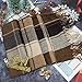 Loritta Womens Scarf Fashion Long Plaid Shawls Wraps Big Grid Winter Warm Lattice Large Scarves Gifts, Khaki Beige Lattice