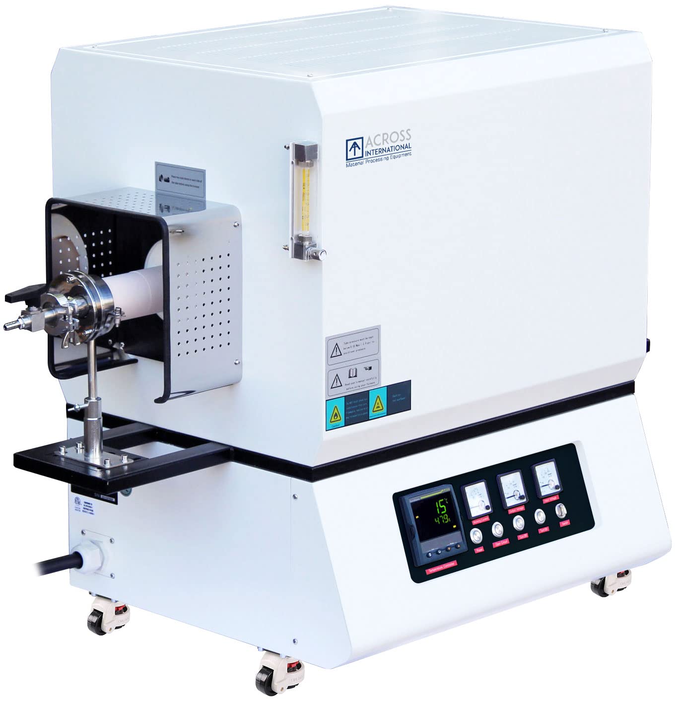 1750C 1-Zone 80mm OD Tube Furnace W/Eurotherm Controller UL/CSA Certified 1 year warranty