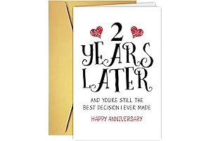 Romantic 2 Years Anniversary Card for Husband Wife