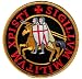 Knights Templar Patch Black Embroidered Seal Iron-On Crusades Military