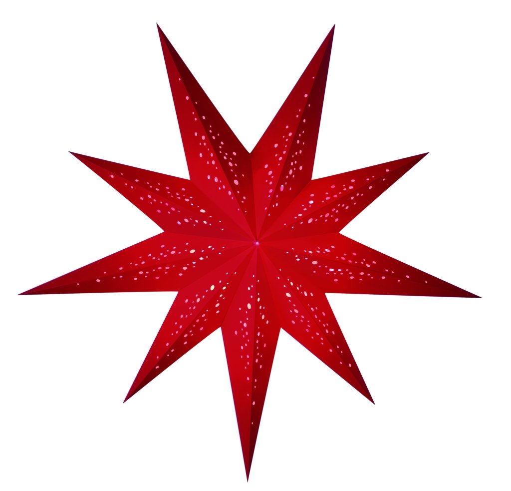 Windworks 308162 papierstern,leuchtstern rosso
