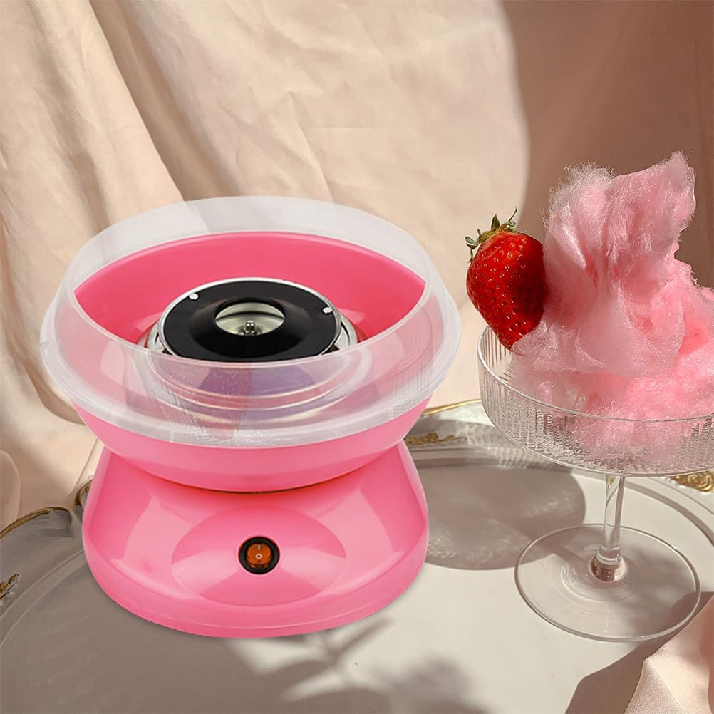 Cabilock Mini Candy Machine Edge Cover 10.03 Inch Clear Plastic Dome Lid Splash Guard Replacement Part for Marshmallow Dispenser Cotton Candy Maker Accessories