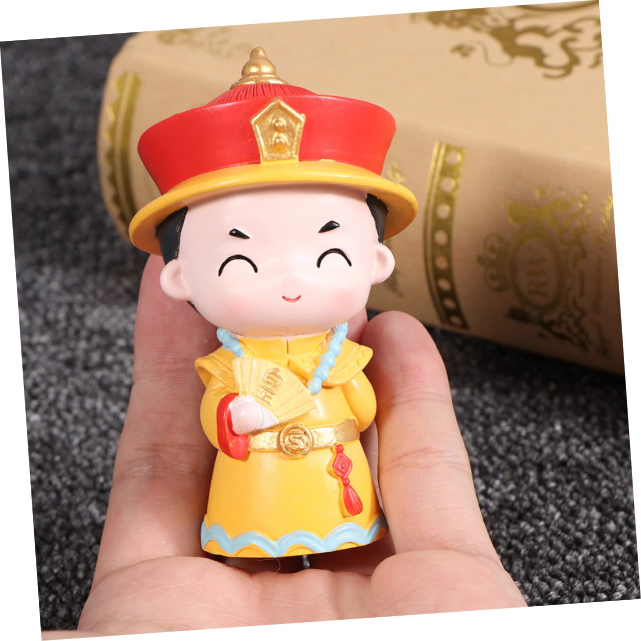 3 Ensembles Décoration De Gâteau Résine Ornements De Style Cour Chinoise pour Fête Et Maison Figurines Et Impératrice pour Gâteau Anniversaire Et Événements Spéciaux 2 Pièces * 3