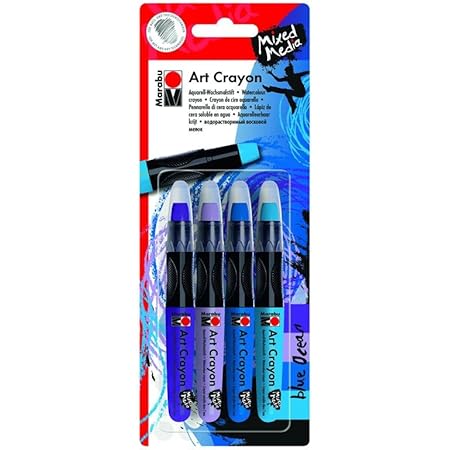 Marabu Ocean Mixed Media Art Crayon Set - www.hofladenbox.com