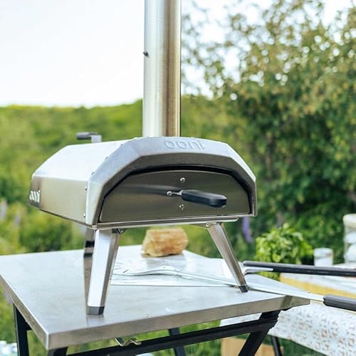 Ooni Karu 2 Karu 12 & Karu 12G Gasbrenner – mit 50 mBar Gasregler & Schlauch Gasbrenner-Aufsatz für Ooni Pizzaöfen