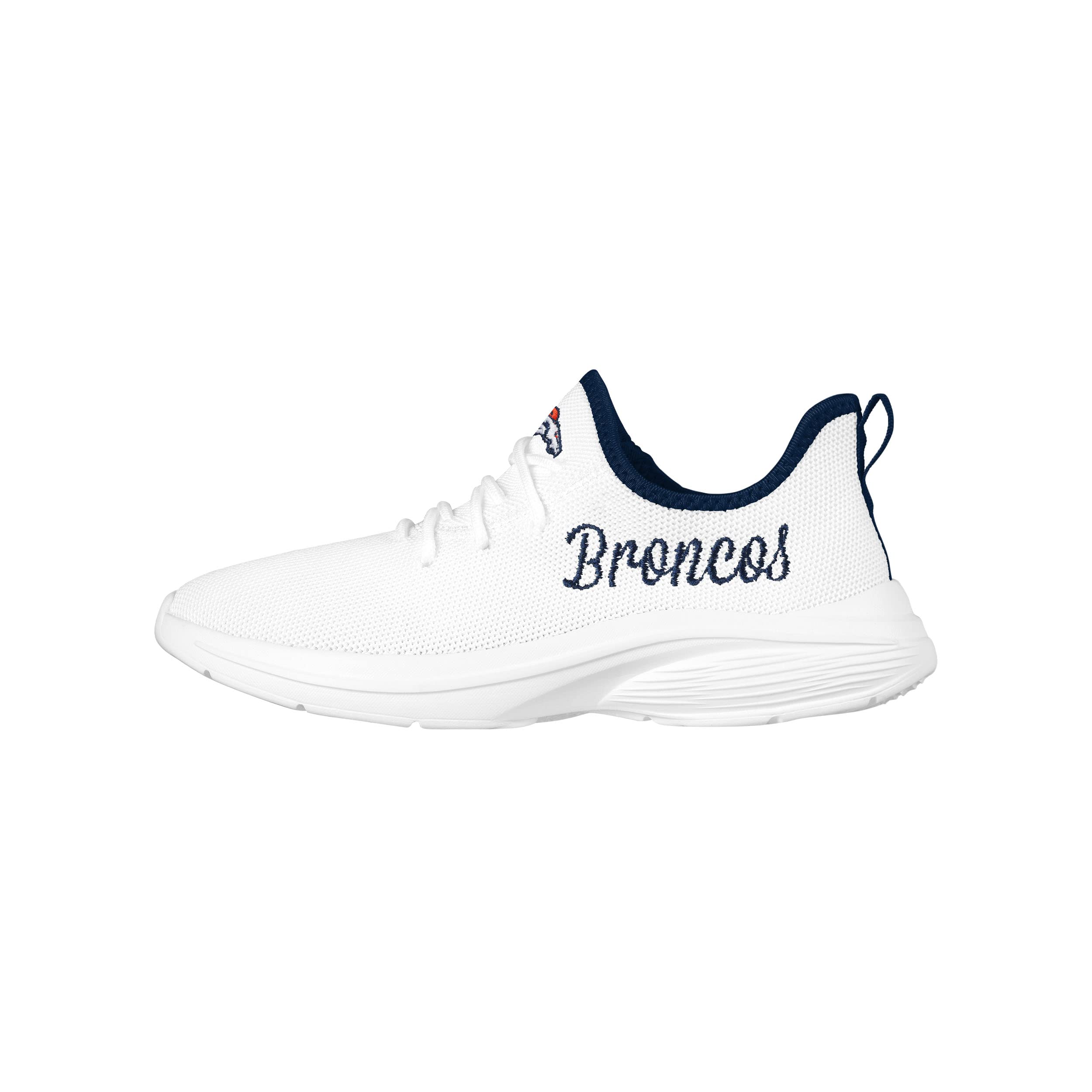 FOCO NFL Womens NFL Team Logo White Athletic Shoes Sneakers