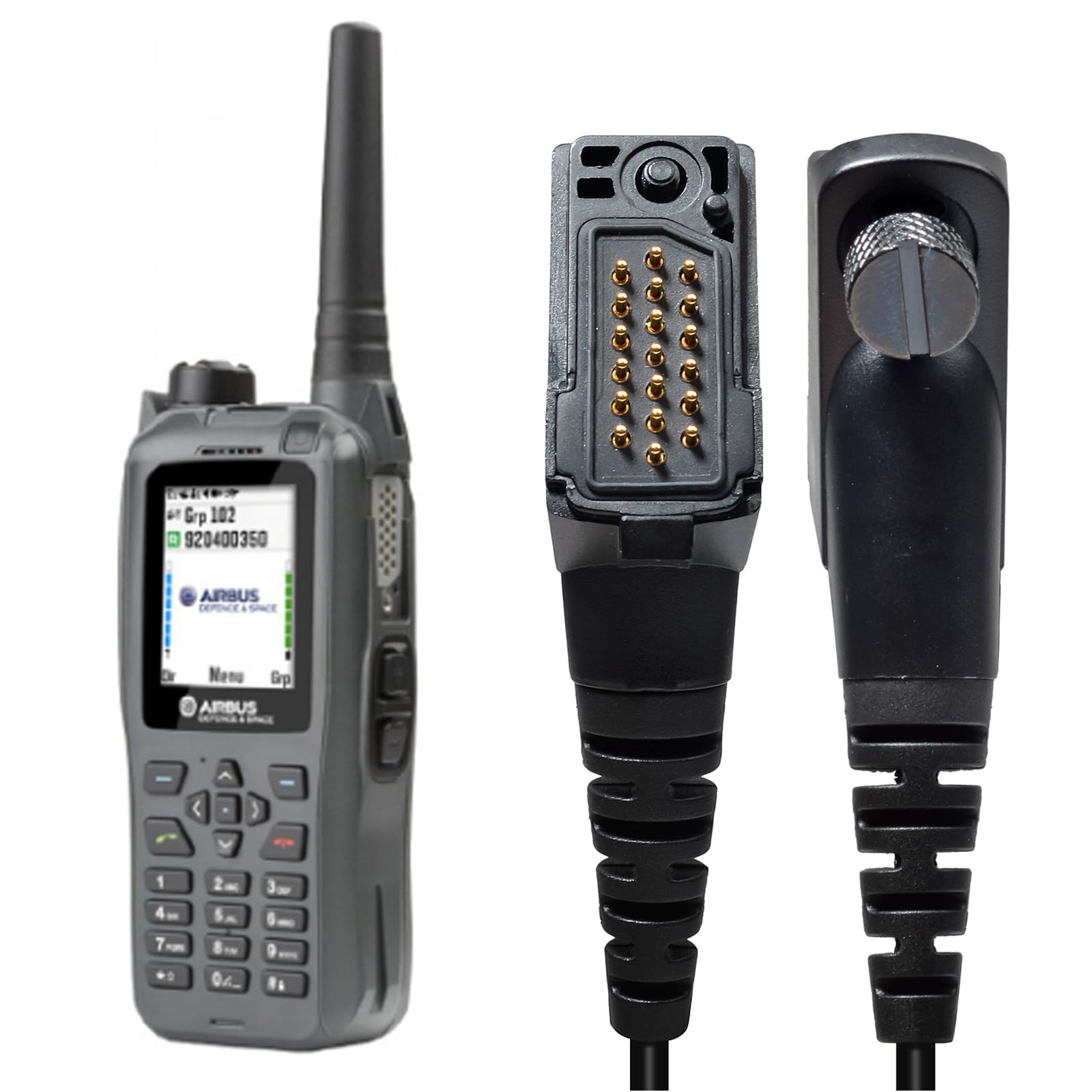 HYS TPH900 Micro-Casque Tubulaire Compatible avec Airbus TPH-900 TETRAPOL (H1-TPH900) - 2