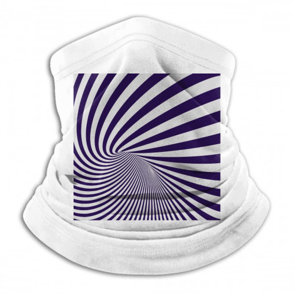 Illusion Lines Loop Repeat Tunnel Neck Gaiter Warmer Scarf Outdoor Sports