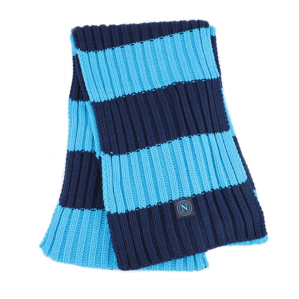 Bufanda de punto a rayas 100% PC Enzo Castellano producto oficial SSC Napoli 6