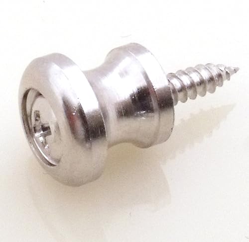 Gurtknopf fA r Gitarre und Mandoline Nickel Chrom Durchmesser inklusive Schraube Gurtknopf fA r Gitarre und Mandoline Nickel Chrom Durchmesser inklusive Schraube
