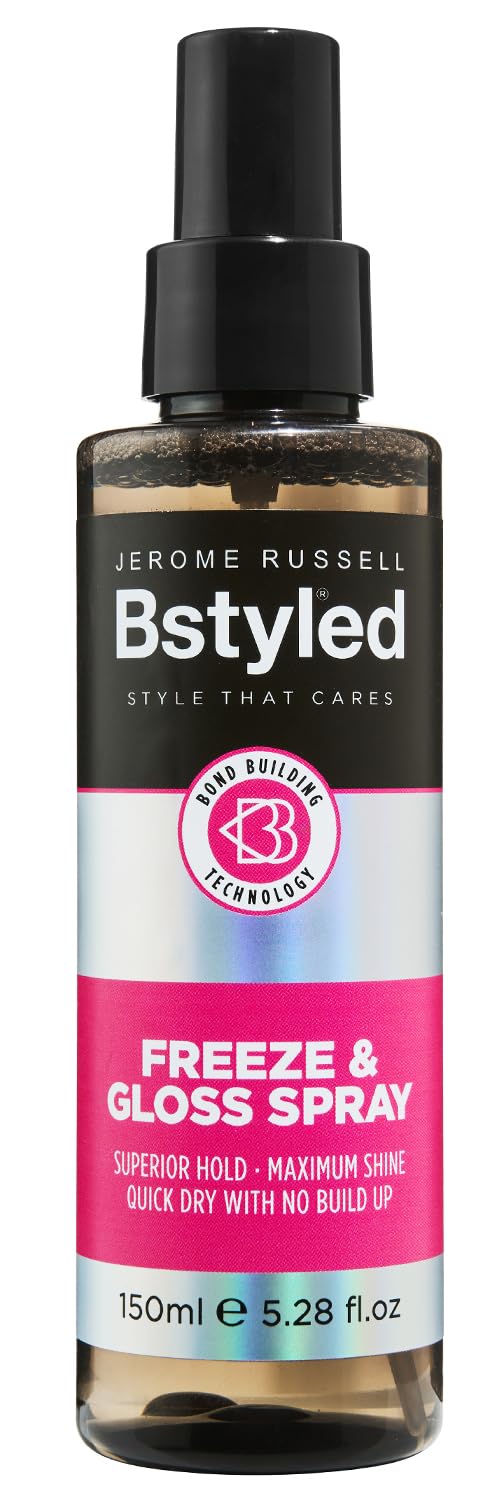 Jerome Russell Unisex Bstyled Freeze & Gloss Spray 150Ml