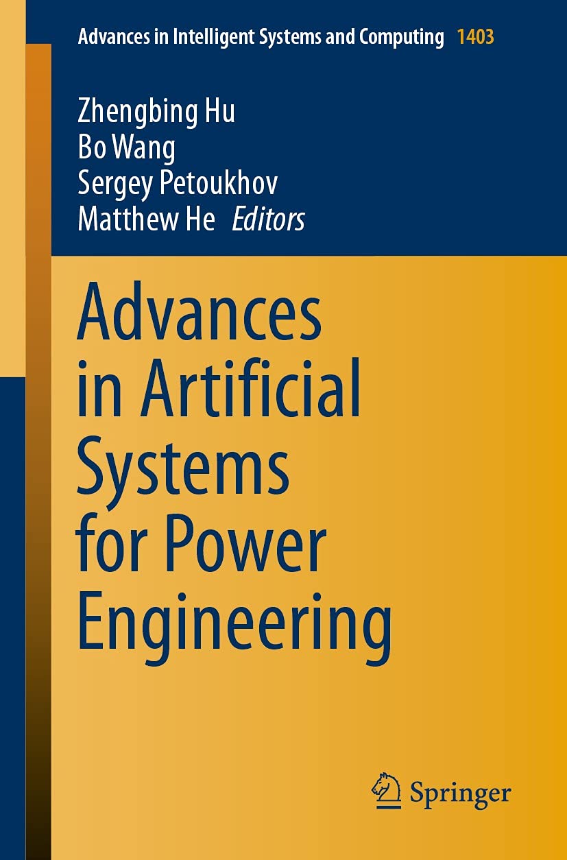 Artificial Systems for Power Engineering Book 1403 Intelligent Systems