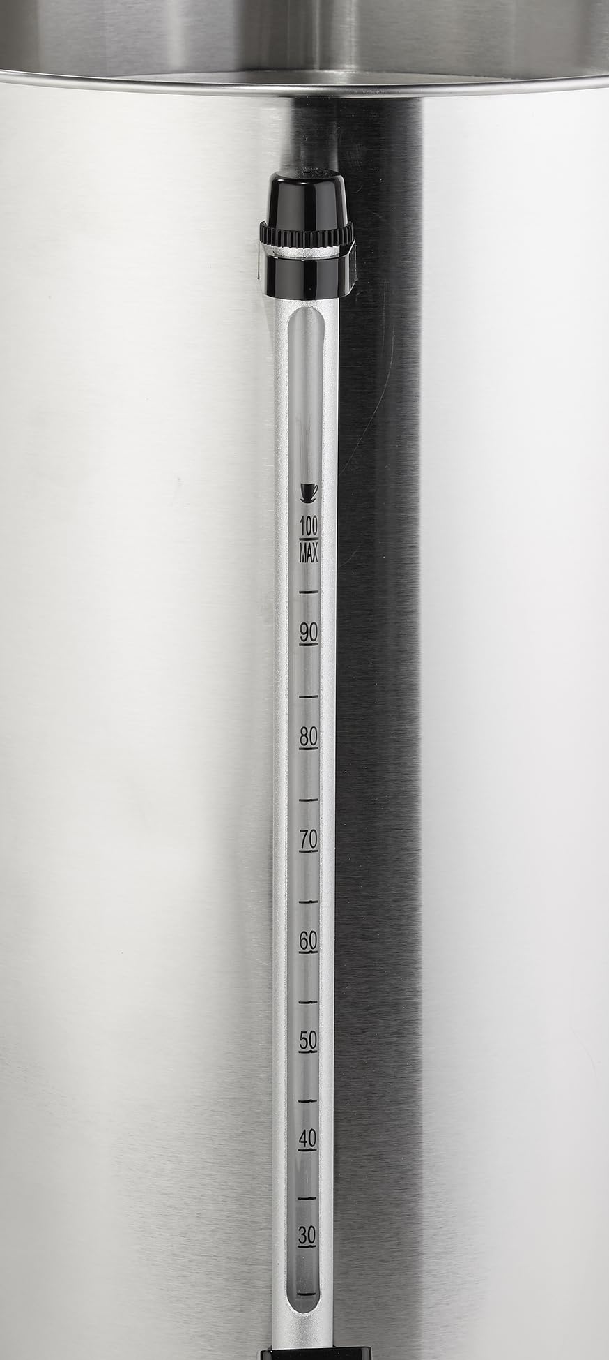 METRO Professional Cafetera/Urna de café GCM4015, Caldera Catering Comercial, acero Inoxidable, 15 L, 100 tazas, 1650 W, indicador nivel de agua, función conservación del calor, plata