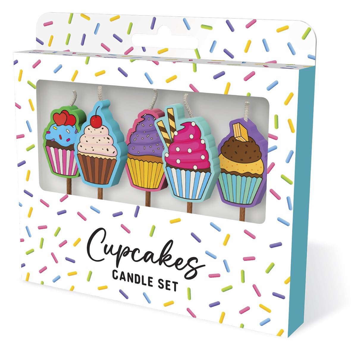 Global Journey Gifts Birthday Cake Celebration Adults Fun Novelty Candle Set (Cupcakes)
