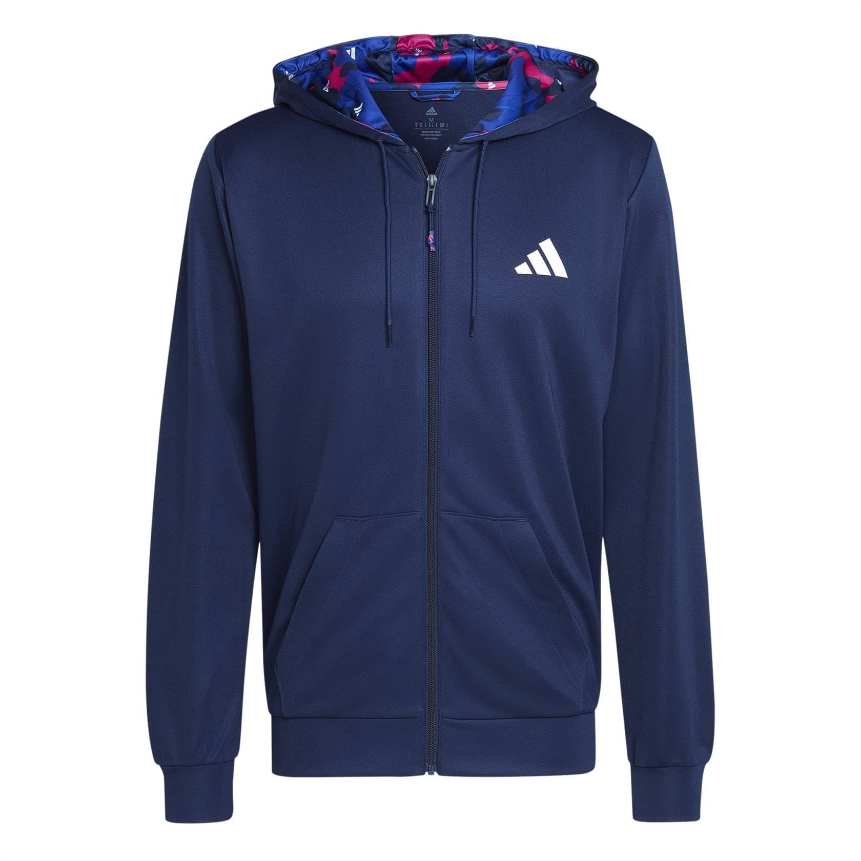 Adidas Herren Tr-es+ Bl Fz Ja Hooded Track Top