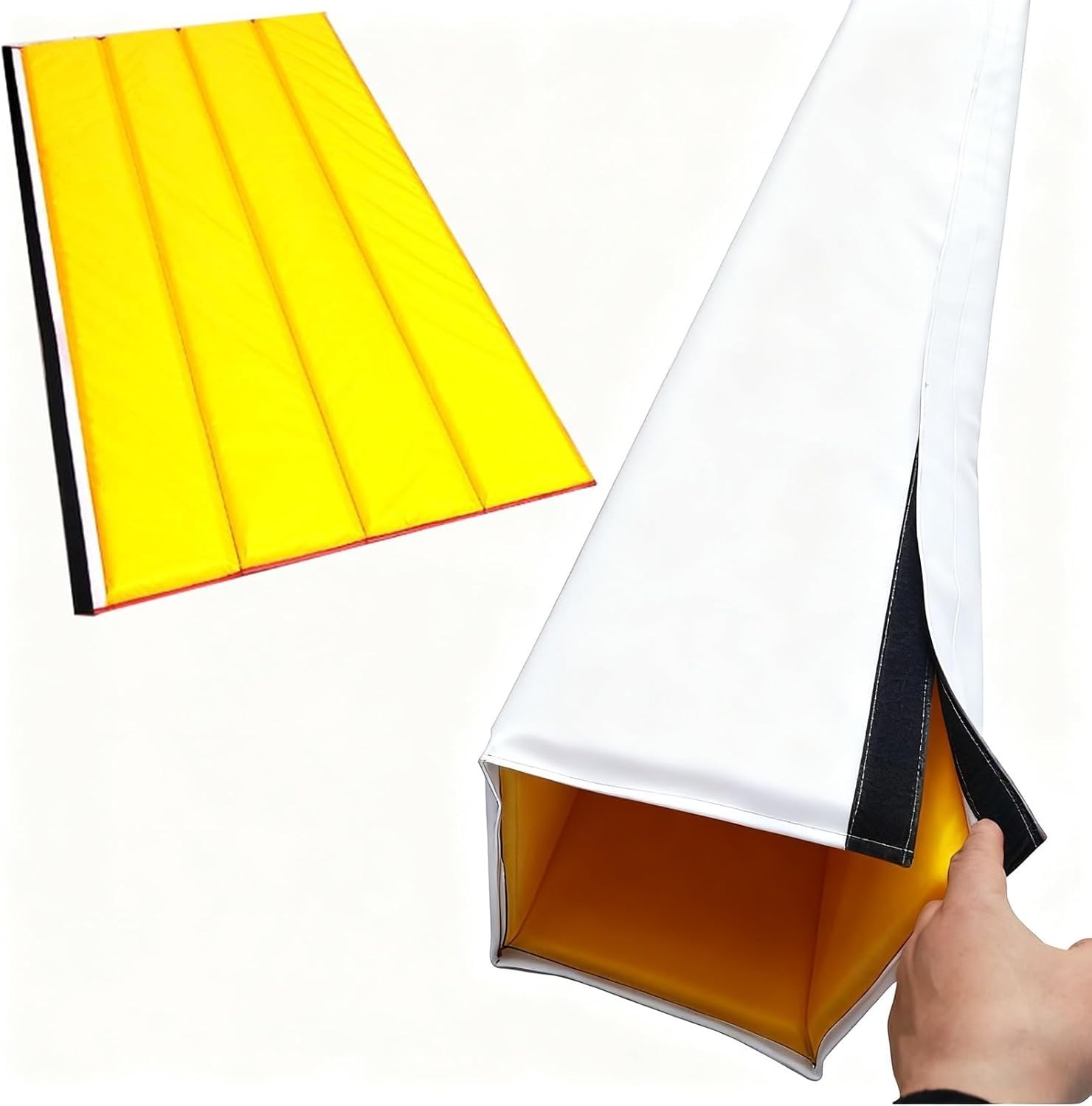 Protector de poste de garaje para evitar golpes en el coche con acolchado de espuma de 7 pies