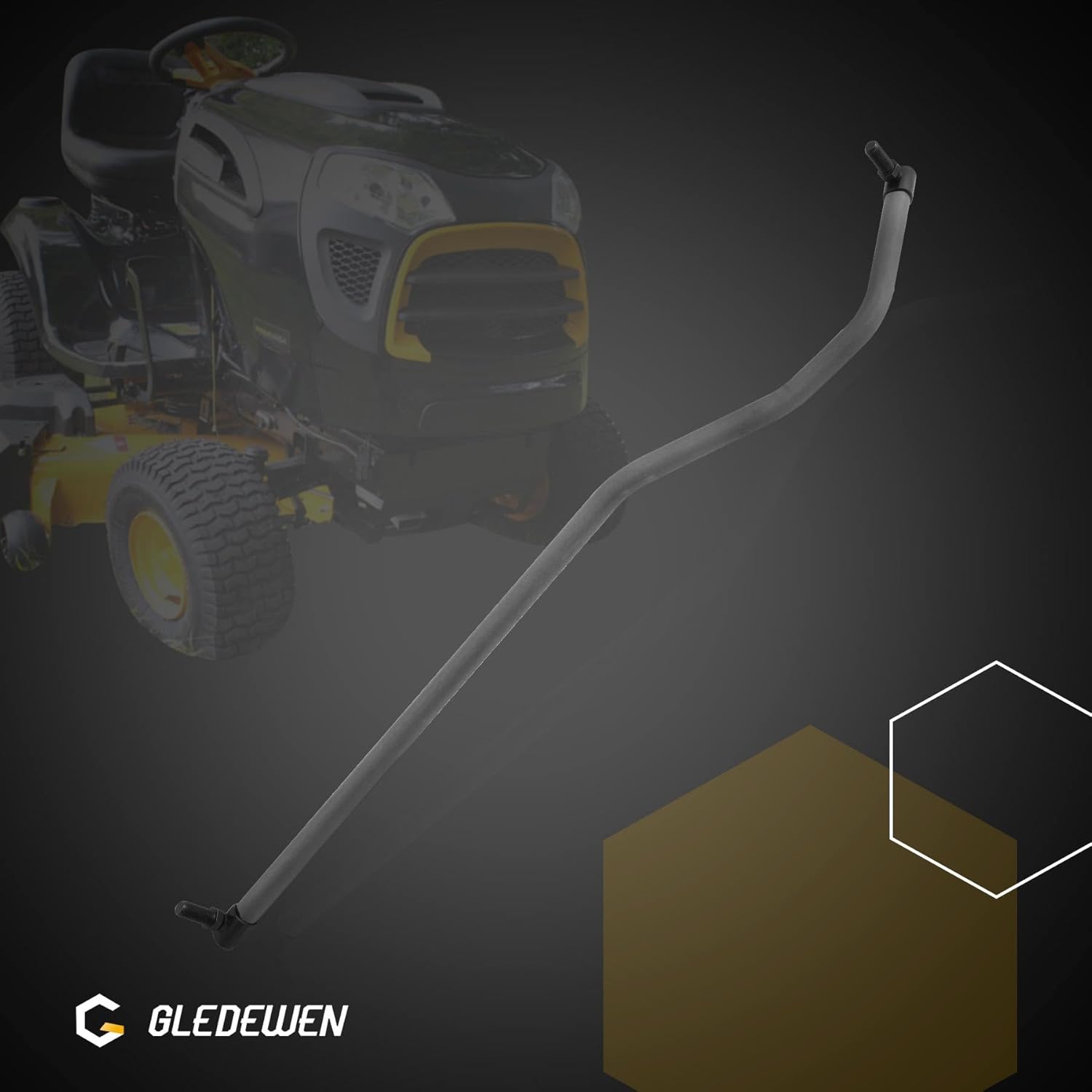Gledewen Steering Drag Link Compatible with Poulan Craftsman Roper Weed Eater Husqvarna GTH250 GTH2548 GTH2550，Replace# 532137155 175572