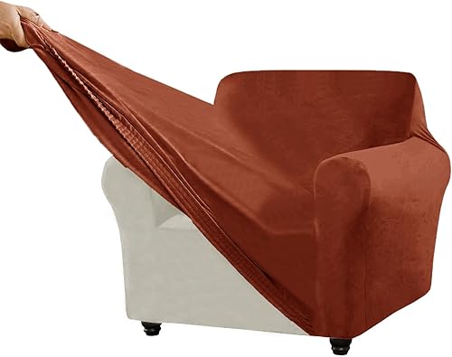 Miniatura 47 de Funda para Sofá de Terciopelo, Fundas Elásticas para Sofá para Funda Principal Separada/Respaldos y Cojines de Asiento, Funda para Sofá, para Fundas