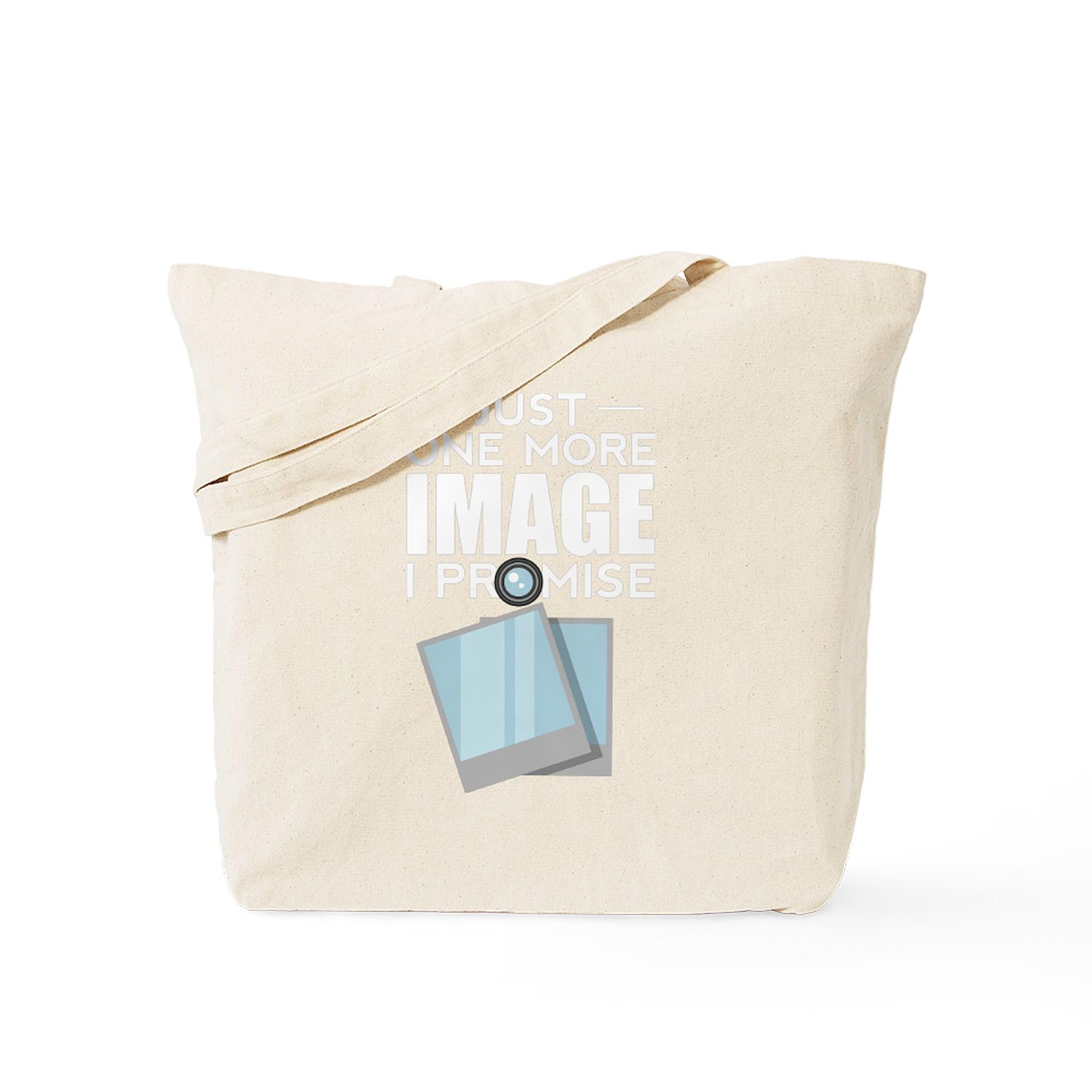 CafePress Photographer Design Canvas Tote Bag – Reusable Natural Canvas Shopping Bag, Two Sizes