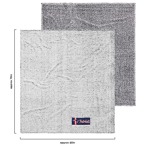 FOCO-NFL-Team-Color-Big-Logo-Cloud-Sherpa-Blanket-60-x-70