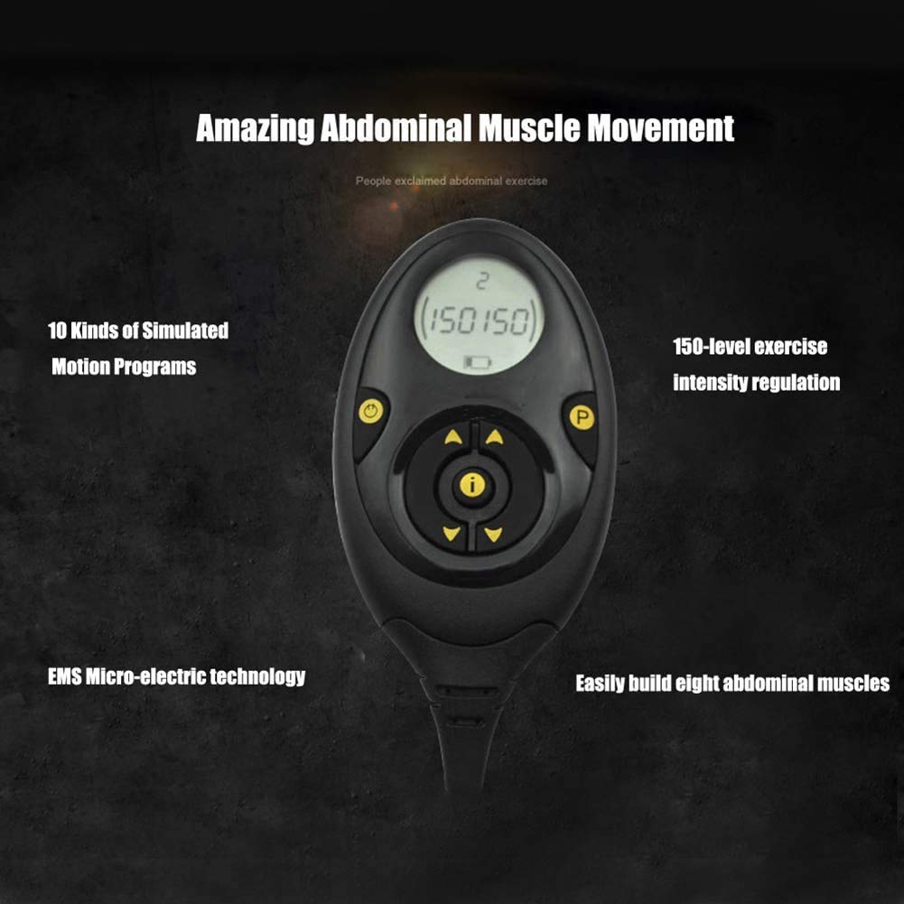 Cinturón Masaje Adelgazante portátil para Bajar Peso, masajeador vibratorio eléctrico para Quemar Grasa Abdominal, 10 Modos, reafirmante Piel para Mujeres y Hombres.