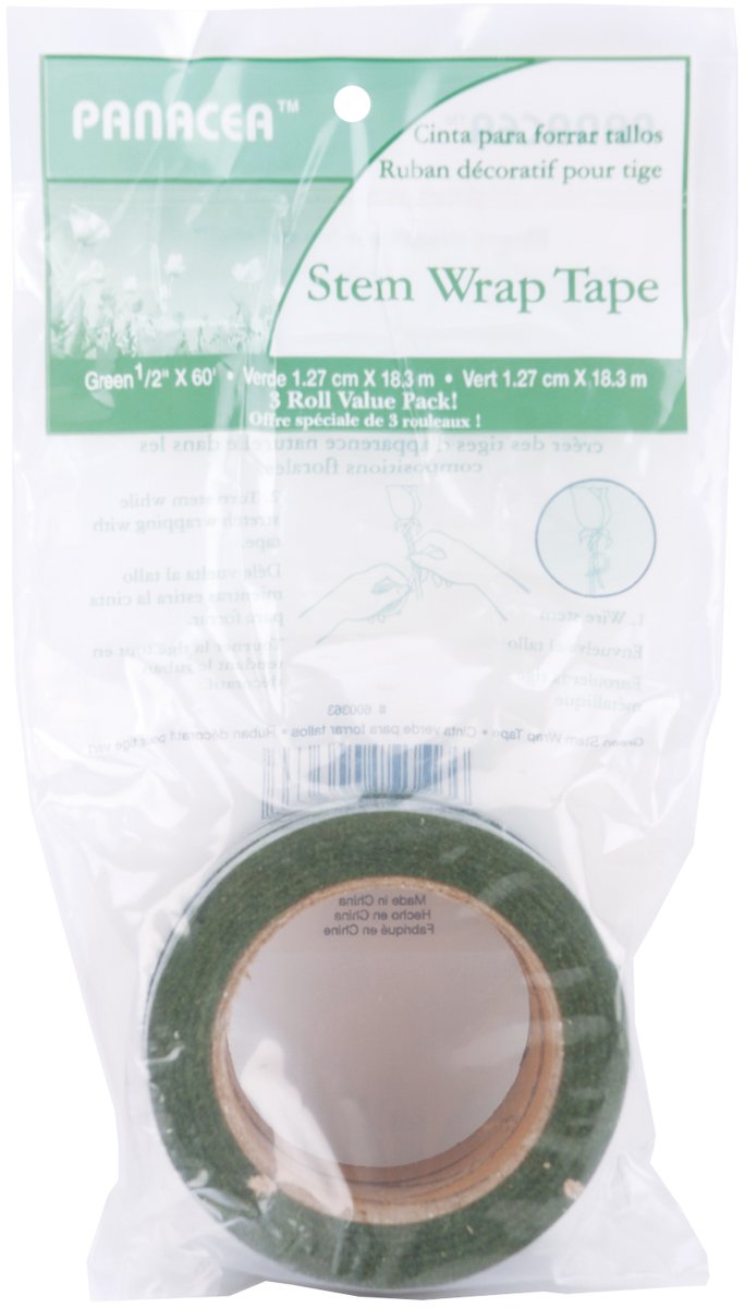 Panacea Floral Tape Value Pack 3/Pkg-Green