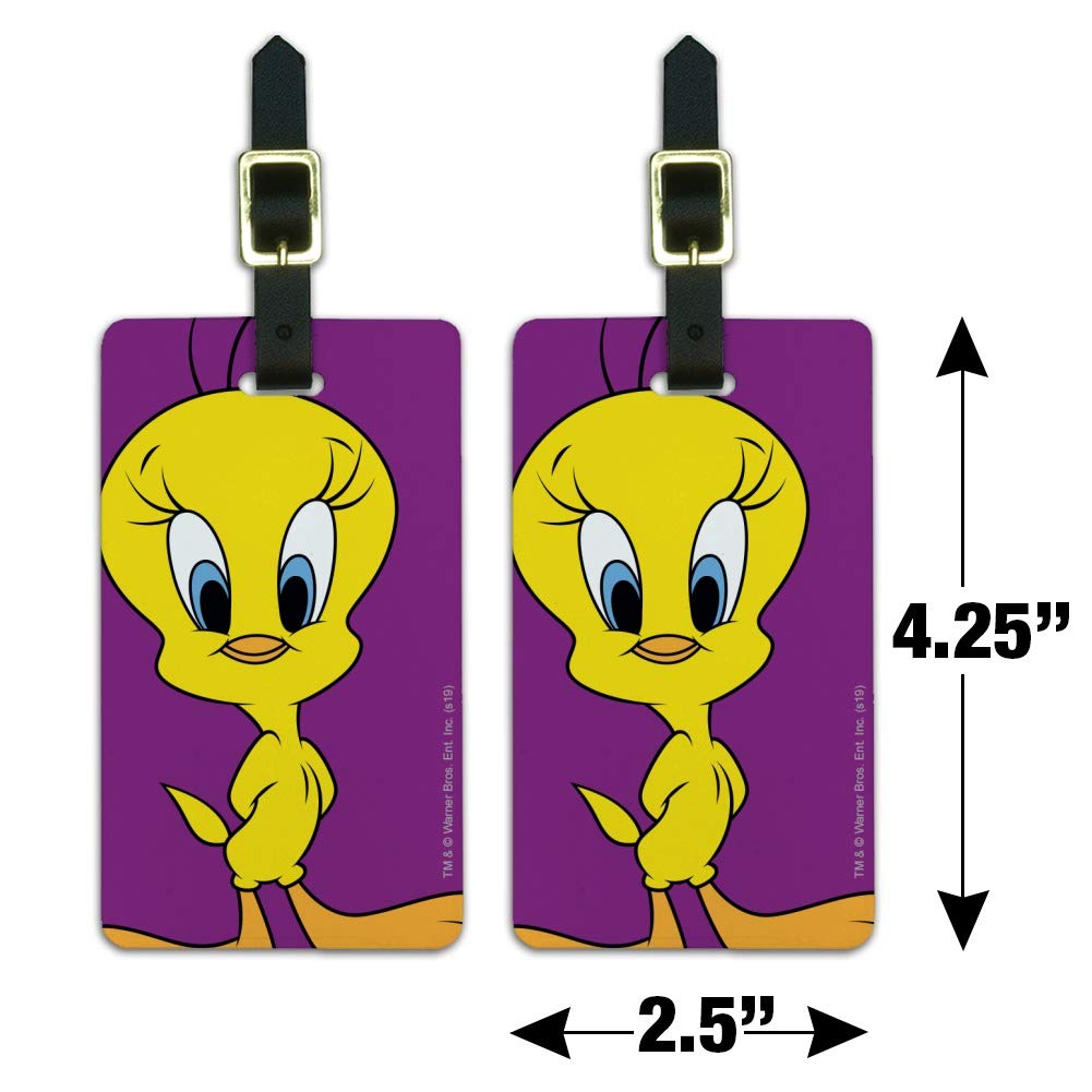 Amazon.com: Looney Tunes Tweety Bird Luggage ID Tags Suitcase