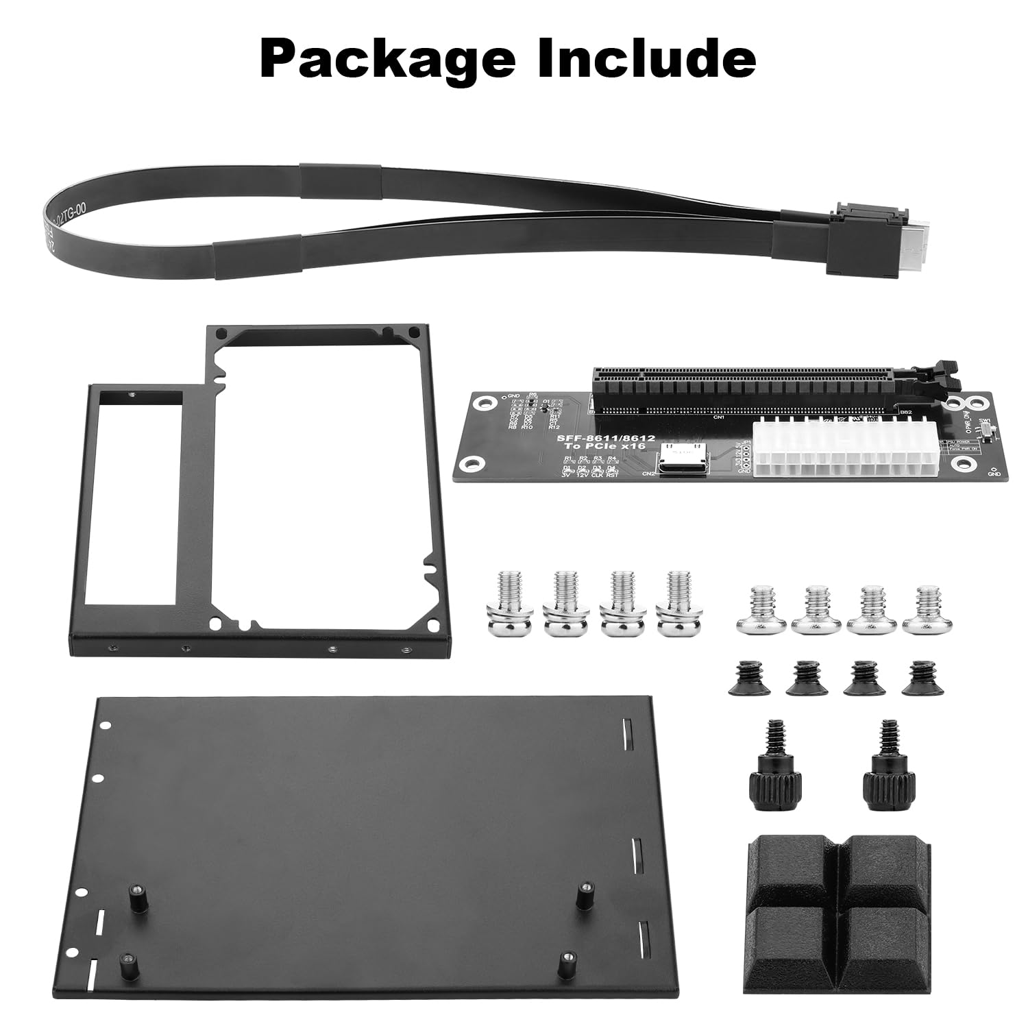 New PCIe 4.0 OCuLink To PCI-E X16 EGPU Adapter For NUC/ITX/STX/Notebook M.2 NVMe/OcuLink Laptop External Graphics Cards GPU Dock - 7 - View #4