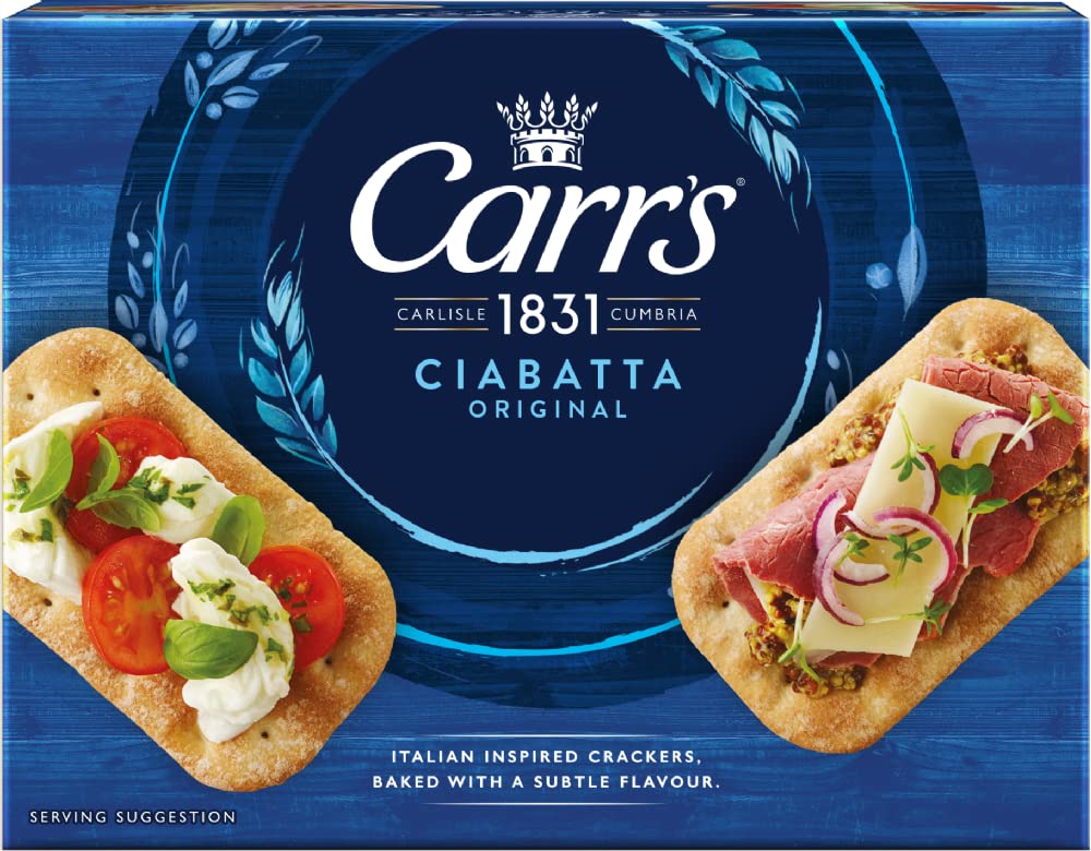 CARR'S Ciabatta - Original 140g - 8 Pack