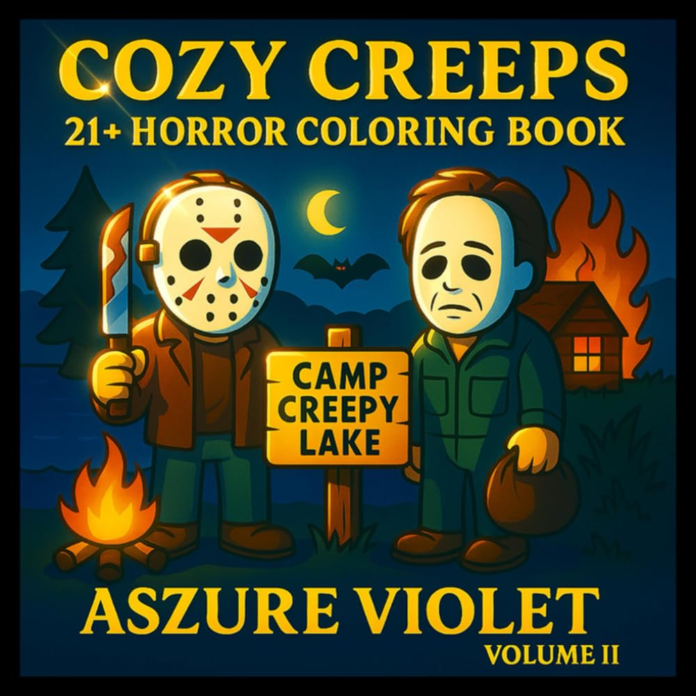 Cozy Creeps: 21+ Horror Coloring Book: Volume II
