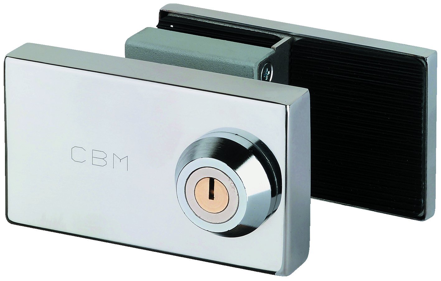Cerradura Cbm 2002 Puerta Cristal Llave Plana