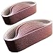 FEIHU Bandas abrasivas, cada una de 100 x 915mm2x80/120/150/240/400 arena gruesa aptas para esmerilar y pulir madera,superficies metálicas y no metálicas (10 piezas)