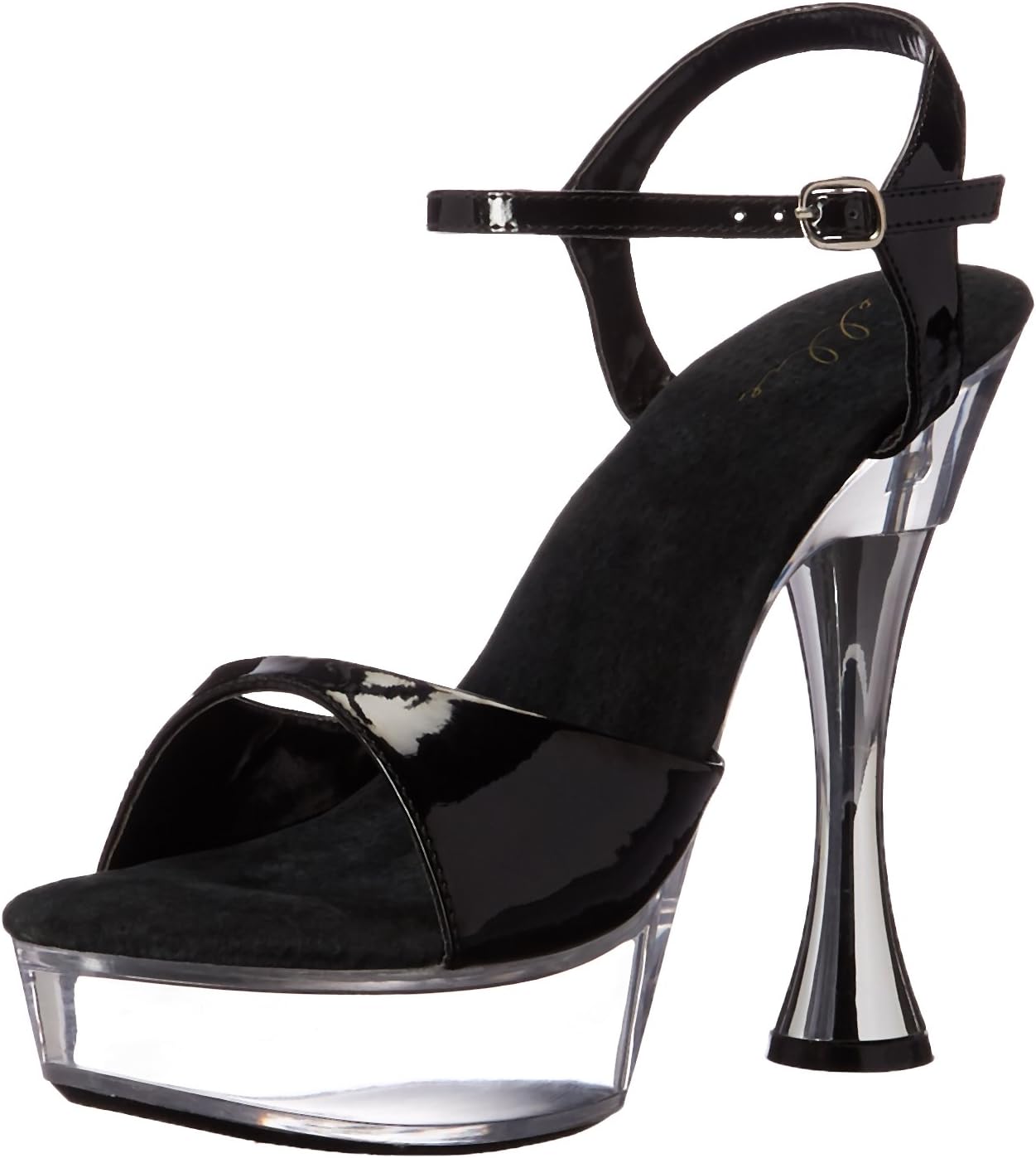Ellie Shoes Women's C-Juliet Platform Sandal, Black, 6 M US